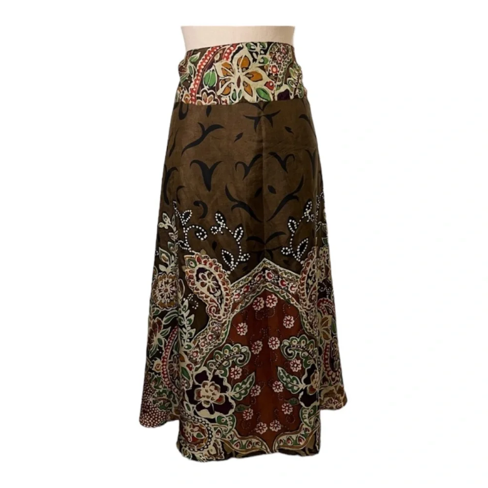 Coldwater Creek Silk Skirt. Lined and Ready For Fall! - Picture 2 of 4
